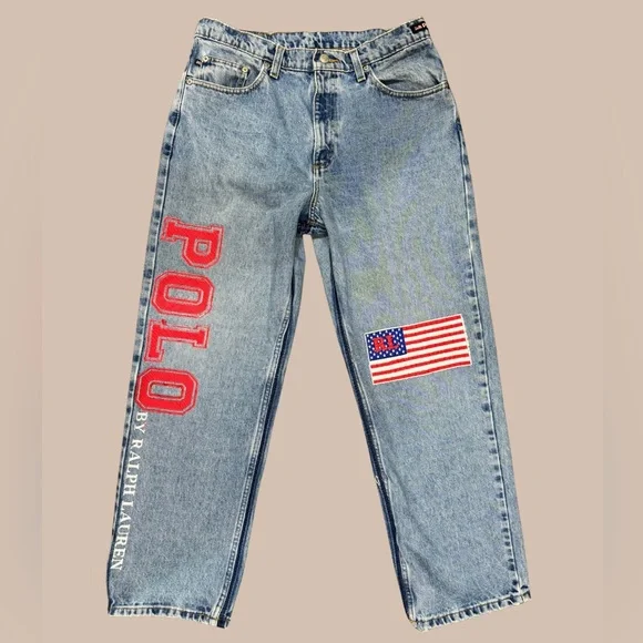 90-00s POLO JEANS Shoulder Bag Polo Jeans Lauren By Prep Pants 90-00s POLO JEANS Shoulder Bag Polo Jeans Lauren By Prep Pants